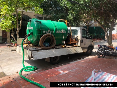 Dịch vụ hút bể phốt giá rẻ tại Phường Trần Hưng Đạo - quận Dương Kinh - 0906.059.888